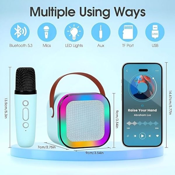 K12 Portable Rechargeable Bluetooth Speaker With Mic