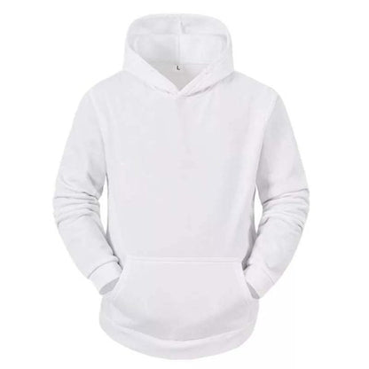 Men Hoodie Long Sleeve Solid Color