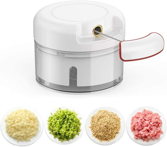 Mini Chopper Hand-power Food Chopper Mincer Mixer Blender